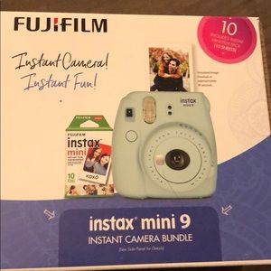 Instax mini 9 blue Polaroid camera